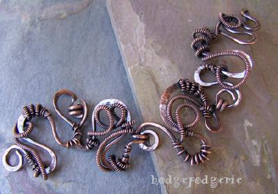 Wiredoodle Copper Bracelet